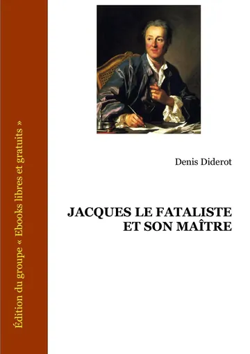Jacques le fataliste et son maître de Denis Diderot, couverture du livre