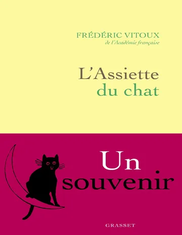 L’assiette du chat de Frédéric Vitoux, couverture du livre