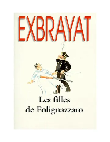 Les filles de Folignazzaro d’Exbrayat, couverture du livre
