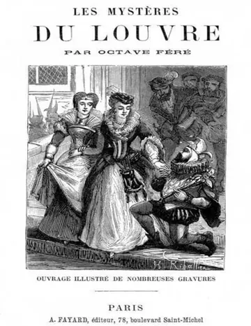 Les Mystères du Louvre d’Octave Féré, couverture du livre