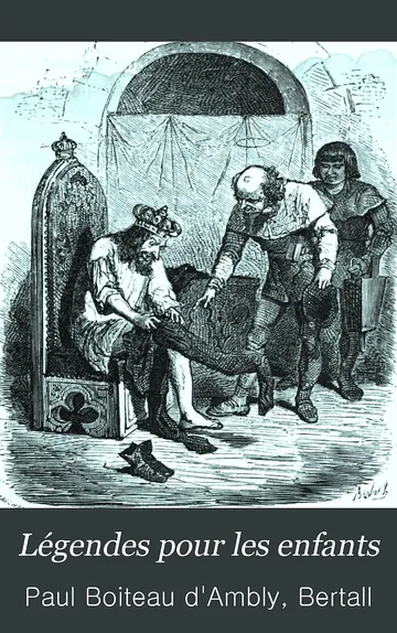Légendes pour les enfants de Paul Boiteau d'Ambly, couverture du livre