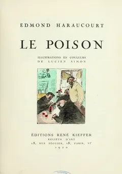 Le poison d’Edmond Haraucourt, couverture du livre