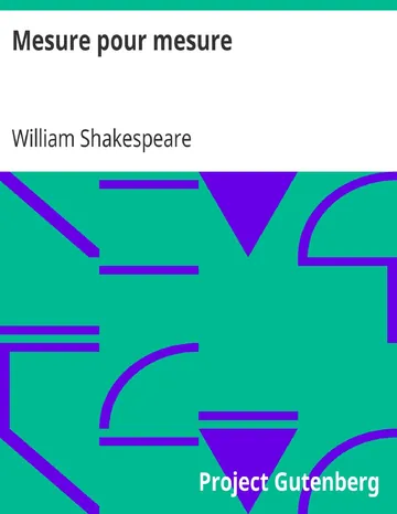 Mesure pour mesure de William Shakespeare, couverture du livre