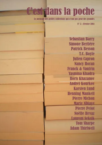 C’est dans la poche n°5 de Pierre de Malgachie, couverture du livre