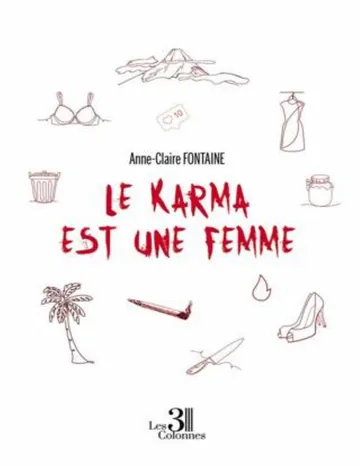 Le karma est une femme d’Anne-Claire Fontaine, couverture du livre