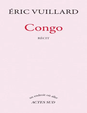 Congo d’Eric Vuillard, couverture du livre