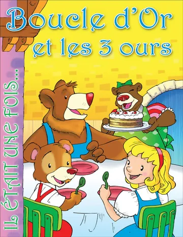 Boucle d'Or et les 3 ours de Charles Perrault, couverture du livre