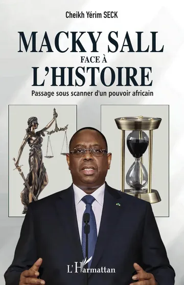 Macky Sall face de CHEIKH YERIM SECK, couverture du livre