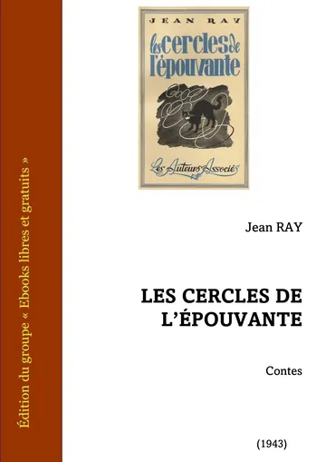 Les Cercles de l'épouvante de Jean Ray, couverture du livre