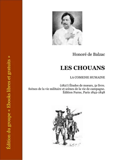 Les Chouans d’Honoré de Balzac, couverture du livre