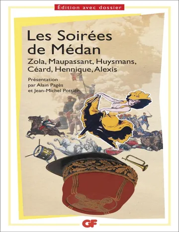Les Soirées de Médan d’Émile Zola, couverture du livre