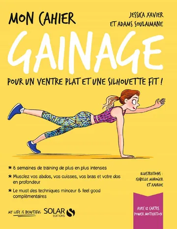 Mon cahier gainage de Jessica Xavier, couverture du livre