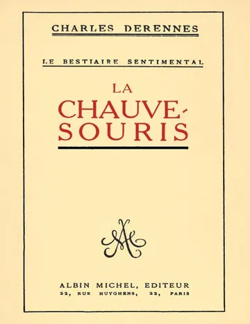 La Chauve-Souris de Charles Derennes, couverture du livre