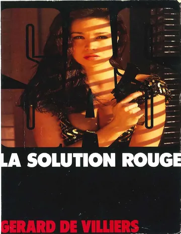 La solution rouge de Gérard De Villiers, couverture du livre