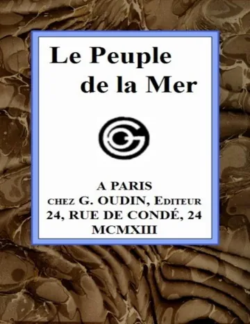Le Peuple de la mer de Marc Elder, couverture du livre