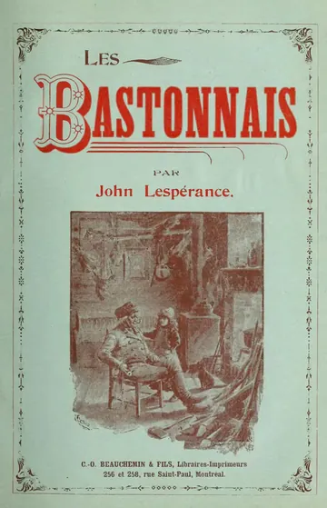 Les Bastonnais de John Lespérance, couverture du livre