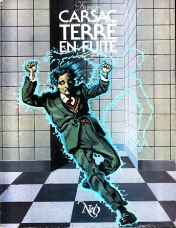 Terre en fuite de Francis Carsac, couverture du livre