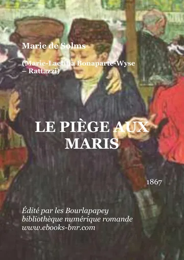 Le piège aux maris de Marie de Solms, couverture du livre