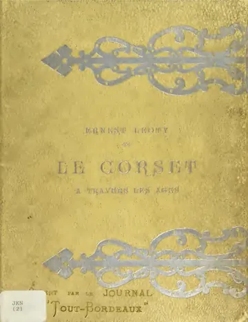 Le Corset à travers les âges d’Ernest Leoty, couverture du livre