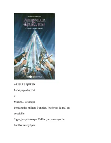 Arielle Queen 7 de Michel J.Lévesque, couverture du livre