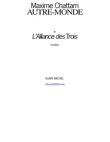 Autre-monde. Tome 1 de Chattam, couverture du livre