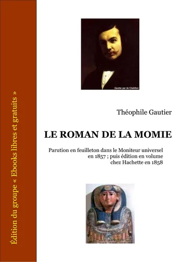 Le Roman de la momie de Théophile Gautier, couverture du livre