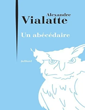 Un abécédaire d’Alexandre Vialatte, couverture du livre