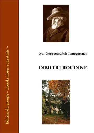 Dimitri Roudine d’Ivan Sergueïevitch Tourgueniev, couverture du livre