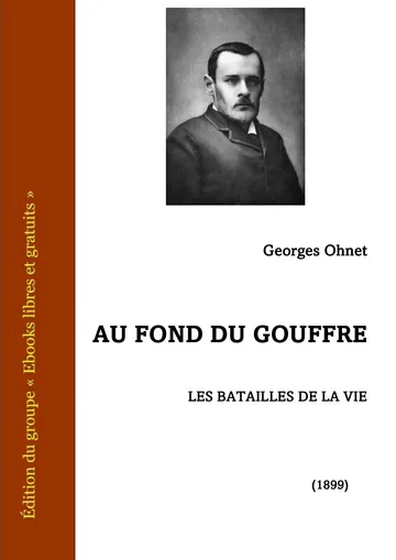 Au fond du gouffre de George Ohnet, couverture du livre