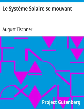Le Système Solaire se mouvant d’August Tischner, couverture du livre