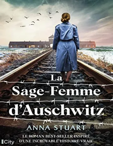 La sage-femme d’Auschwitz d’Anna Stuart, couverture du livre