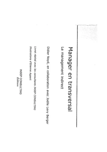 OceanofPDF.com Manager en transversal French Edition de Didier Noye, couverture du livre
