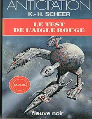 D.A.S. 24 - Le test de l'aigle rouge de K.-H Scheer, couverture du livre