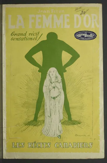 La femme d’or de Jean Féron, couverture du livre