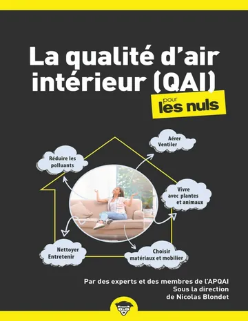 La qualité de l'air intérieur pour les Nuls, poche de Nicolas Blondet, couverture du livre