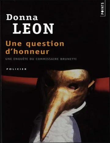 Une question honneur de Donna Léon, couverture du livre