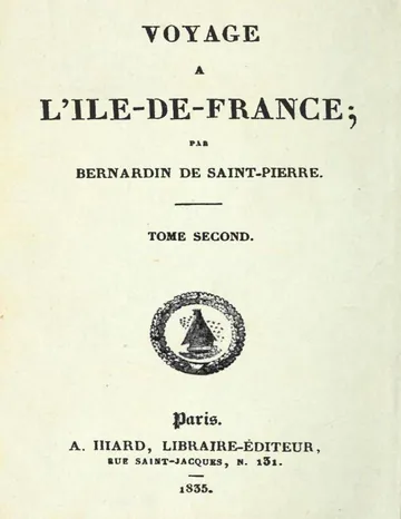 Voyage à l'Ile-de-France (2/2) de Bernardin de Saint-Pierre, couverture du livre