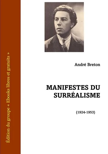Manifestes du surréalisme d’André Breton, couverture du livre