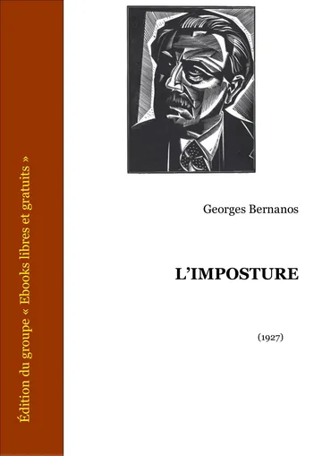 L’imposture de Georges Bernanos, couverture du livre