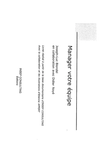 OceanofPDF.com Manager votre equipe French Edition de Joseph-Luc Blondel, couverture du livre