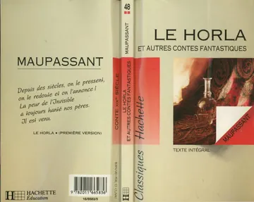 Le Horla et autr de Guy de Maupassant, couverture du livre