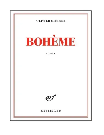 Bohème d’Olivier Steiner, couverture du livre