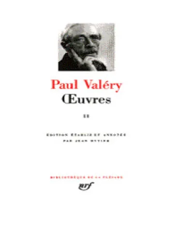 Œuvres (Pléiade), tome II de Paul Valéry, couverture du livre