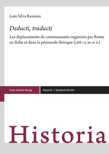 „Deducti, traducti“ de Luis Silva Reneses, couverture du livre