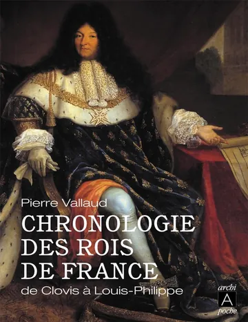 Chronologie des rois de France de Vallaud, couverture du livre