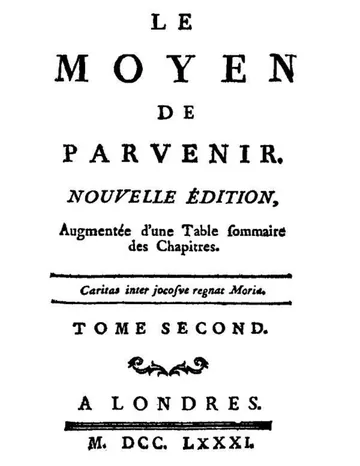 Le moyen de parvenir, tome 2/3 de Béroalde de Verville, couverture du livre