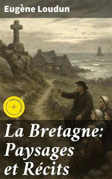 La Bretagne. Paysages et Récits. d’Eugène Loudun, couverture du livre