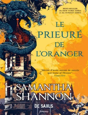 Le Prieure de l'Oranger de Samantha Shannon, couverture du livre
