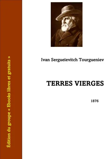Terres vierges d’Ivan Sergueïevitch Tourgueniev, couverture du livre
