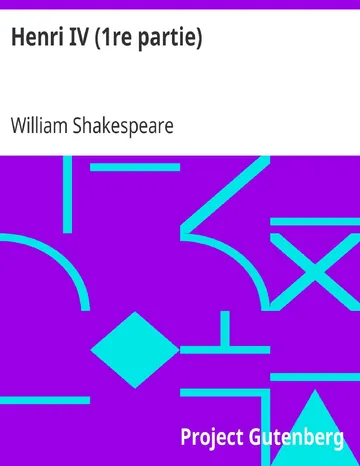 Henri IV (1re partie) de William Shakespeare, couverture du livre